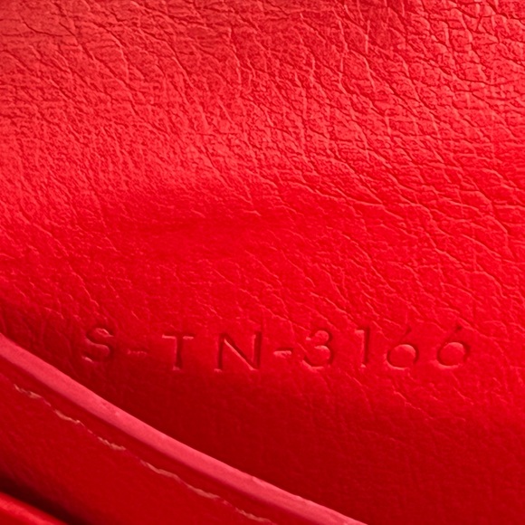 EUC Celine Long Snap Wallet Taupe With Red Interior - Picture 12 of 16